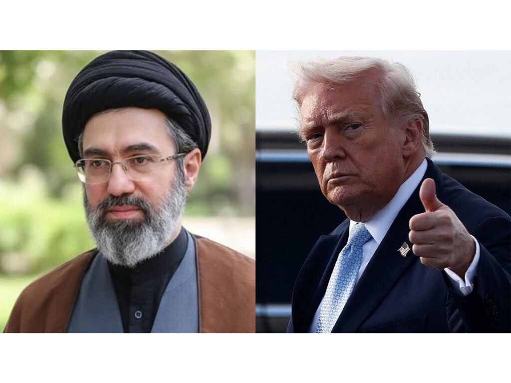 Iran's Supreme Leader Mojtaba Khamenei (Photo: x/@Rahbarenghelab_) and US President Donald Trump (File Photo/Reuters)